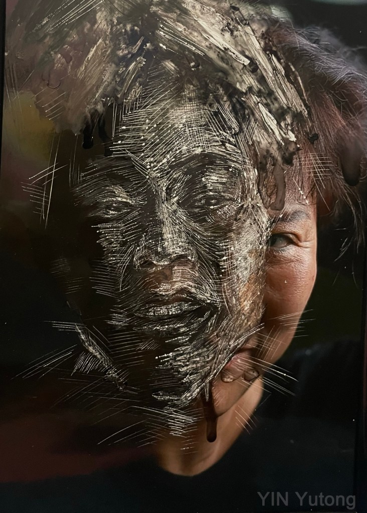 Specular4, Peinture composite, photographie, eau-forte fluide, 2022.20 x 30cm x 5, 2022