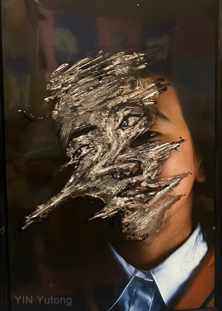 Specular5, Peinture composite, photographie, eau-forte fluide, 2022.20 x 30cm x 5, 2022